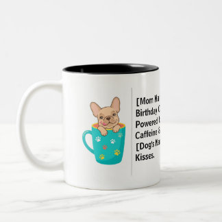 Tasse 2 Couleurs Cadeau d'anniversaire pour maman de chien personna