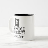 Tasse 2 Couleurs Cadeau d'appréciation radiologiste (Devant gauche)