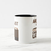 Tasse 2 Couleurs Cadeau d'archiviste (drôle) (Centre)