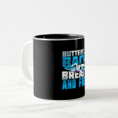 Tasse 2 Couleurs Cadeau De Baignade Pour La Nage (Devant gauche)