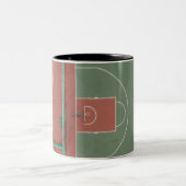 Tasse 2 Couleurs Cadeau de basket-ball cool (Centre)