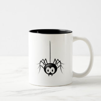 Tasse 2 Couleurs Cadeau de Black Spider Cute Halloween