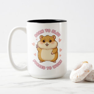 Tasse 2 Couleurs Cadeau de bureau drôle et mignon pour femme avec u