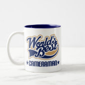 Tasse 2 Couleurs Cadeau de cameraman (Gauche)