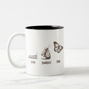 Tasse 2 Couleurs Cadeau de citation inspirant Motivation Santé ment