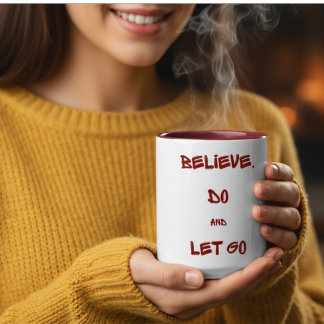 Tasse 2 Couleurs Cadeau de citation motivationnelle personnalisé po
