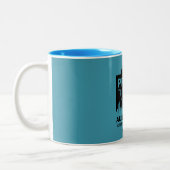 Tasse 2 Couleurs Cadeau de citoyenneté australienne (Gauche)