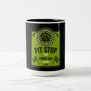 Tasse 2 Couleurs Cadeau de course de stock-car