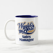 Tasse 2 Couleurs Cadeau de directeur commercial (Gauche)