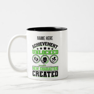 Tasse 2 Couleurs Cadeau de fête des pères personnalisé pour futurs 