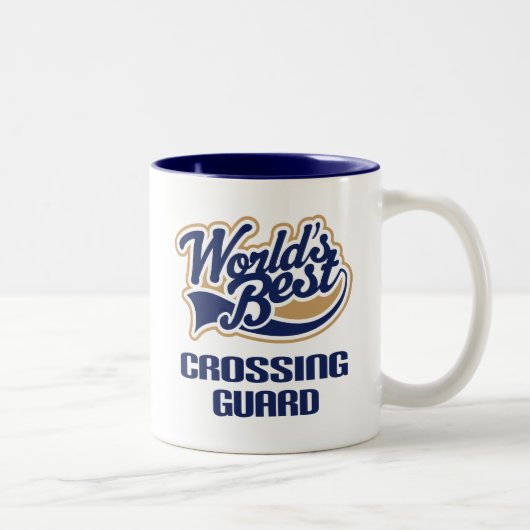 Tasse 2 Couleurs Cadeau de garde de croisement (mondes meilleurs) (Droit)