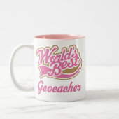 Tasse 2 Couleurs Cadeau de Geocacher (Gauche)