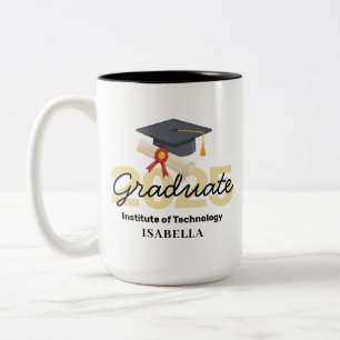 Tasse 2 Couleurs Cadeau de graduation personnalisée - Classe de 202