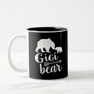 Tasse 2 Couleurs Cadeau de grand-maman d'ours de Gigi grand