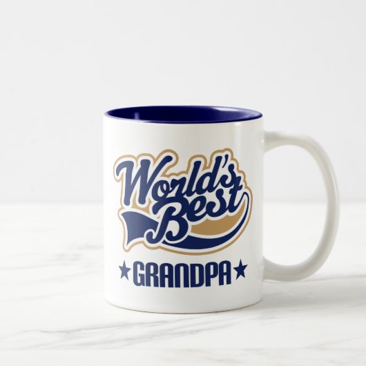 Tasse 2 Couleurs Cadeau de grand-papa (Droit)
