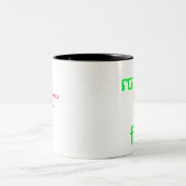 Tasse 2 Couleurs Cadeau de la fête des pères Carburant de fusée (Centre)