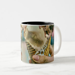 Tasse 2 Couleurs Cadeau de la Journée nationale de la crème glacée
