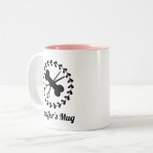 Tasse 2 Couleurs Cadeau de l'éleveur de chiens (Devant gauche)