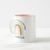 Tasse 2 Couleurs Cadeau de l'enseignant personnalisé, Cadeaux de l' (Devant gauche)