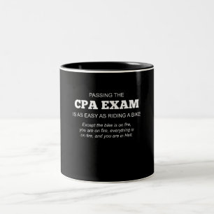 Tasse 2 Couleurs Cadeau de l'examen CPA certifié