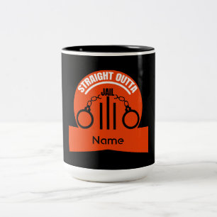 Tasse 2 Couleurs Cadeau de libération de prison, sortez de prison