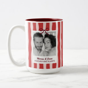 Tasse 2 Couleurs Cadeau de mariage de couple anniversaire de fiança