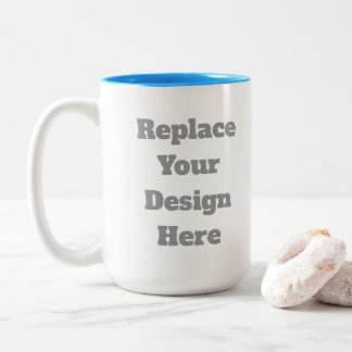 Tasse 2 Couleurs Cadeau de mariage personnalisé – Créez votre propr