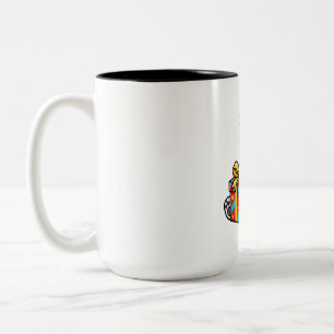 Tasse 2 Couleurs Cadeau de Noël d'ours polaire