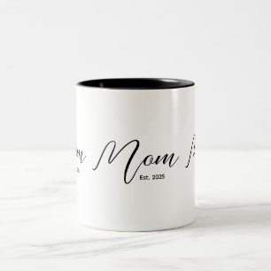 Tasse 2 Couleurs Cadeau de nouvelle maman établi