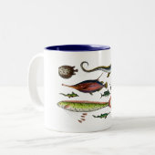 Tasse 2 Couleurs Cadeau de poisson (Devant gauche)