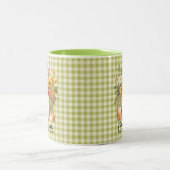 Tasse 2 Couleurs Cadeau de Réception de Mariage Frais Étalé (Centre)