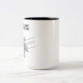 Tasse 2 Couleurs Cadeau de restaurateur de ligne de tempête (Centre)