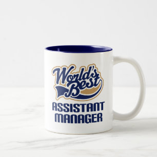 Tasse 2 Couleurs Cadeau de sous-directeur (mondes meilleurs)