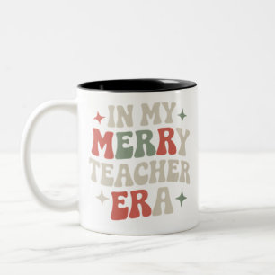 Tasse 2 Couleurs Cadeau de vie d'enseignant préscolaire à l'ère de 