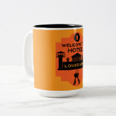 Tasse 2 Couleurs Cadeau de visite de prison (Devant gauche)