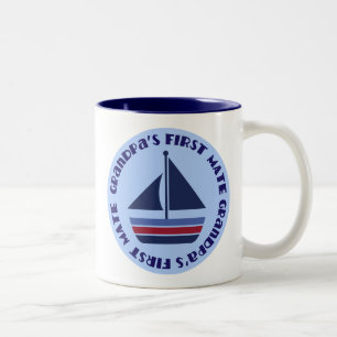 Tasse 2 Couleurs Cadeau de voilier de navigation du premier