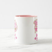 Tasse 2 Couleurs Cadeau de wedding planner (mondes meilleurs) (Centre)