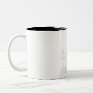Tasse 2 Couleurs Cadeau d'échecs J'Aime Vraiment Les Pièces D'Éch