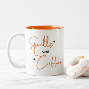 Tasse 2 Couleurs Cadeau d'Halloween Spices et café