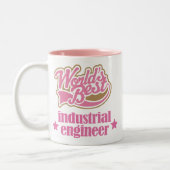 Tasse 2 Couleurs Cadeau d'ingénieur industriel (mondes meilleurs) (Gauche)