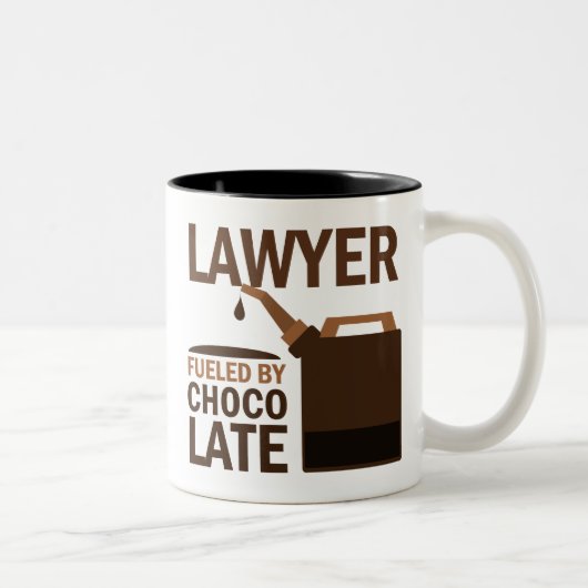 Tasse 2 Couleurs Cadeau (drôle) d'avocat (Droit)