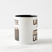 Tasse 2 Couleurs Cadeau (drôle) d'avocat (Centre)