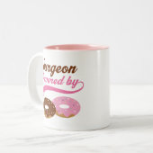 Tasse 2 Couleurs Cadeau drôle de chirurgien (Devant gauche)