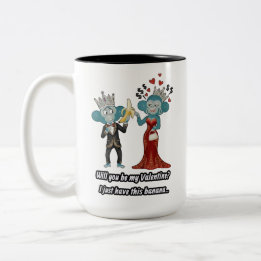 Tasse 2 Couleurs Cadeau drôle de la Saint-Valentin