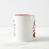 Tasse 2 Couleurs Cadeau drôle de professeur de maths (Centre)