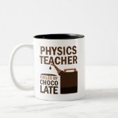 Tasse 2 Couleurs Cadeau (drôle) de professeur de physique (Gauche)