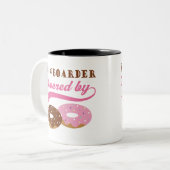 Tasse 2 Couleurs Cadeau drôle de surfeur (Devant gauche)