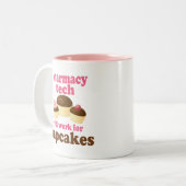 Tasse 2 Couleurs Cadeau (drôle) de technologie de pharmacie (Devant gauche)