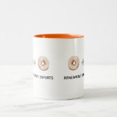 Tasse 2 Couleurs Cadeau drôle expert en énergie renouvelable (Centre)
