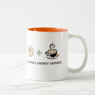 Tasse 2 Couleurs Cadeau drôle expert en énergie renouvelable